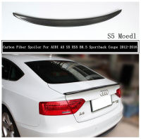 Carbon Fiber Spoiler For AUDI A5 S5 RS5 B8.5 Sportback Coupe 2012 2013 2014 2015 2016 Wing Lip Spoilers Car Accessories