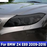 สำหรับ BMW Z4 E89 2009-2016ไฟหน้ารถภายนอกป้องกันรอยขีดข่วนด้านหน้าโคมไฟสี TPU ฟิล์มป้องกันปกอุปกรณ์ซ่อม