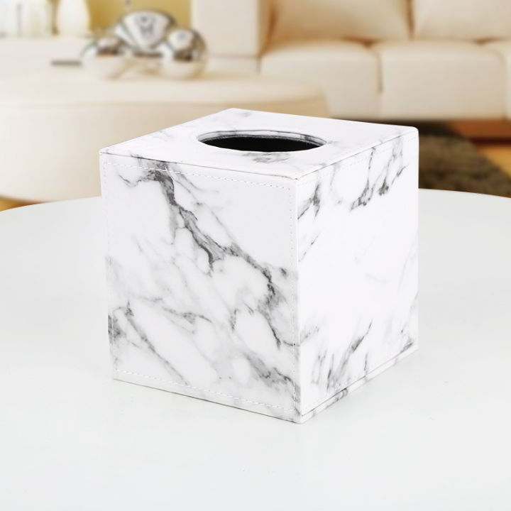 orzer-กล่องทิชชู่-ลายหินอ่อน-ของแต่งบ้าน-tissue-box-luxury-marble-collection