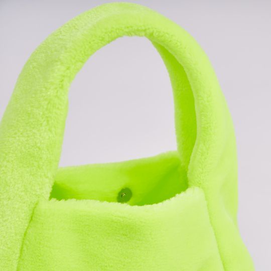 กระเป๋าถือคล้องมือ-กระเป๋าขน-รุ่น-bunny-สี-เขียว