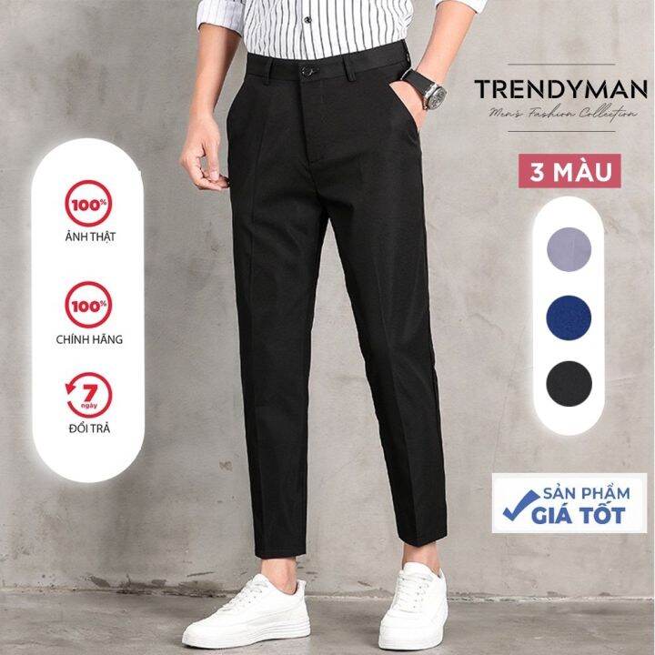 Quần Tây Nam- Quần Âu Nam Dài Cao Cấp Công sở kiểu dáng Hàn Quốc | Lazada.vn