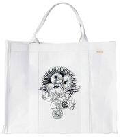 [ISSUE PF22] กระเป๋าลายพระพิฆเนศ  Ganesh  สีขาว กระเป๋าถือสกรีน ISSUE ToteBag สีขาว กระเป๋าถือ กระเป๋าสะพายข้าง กระเป๋ารักโลก shoppingbag