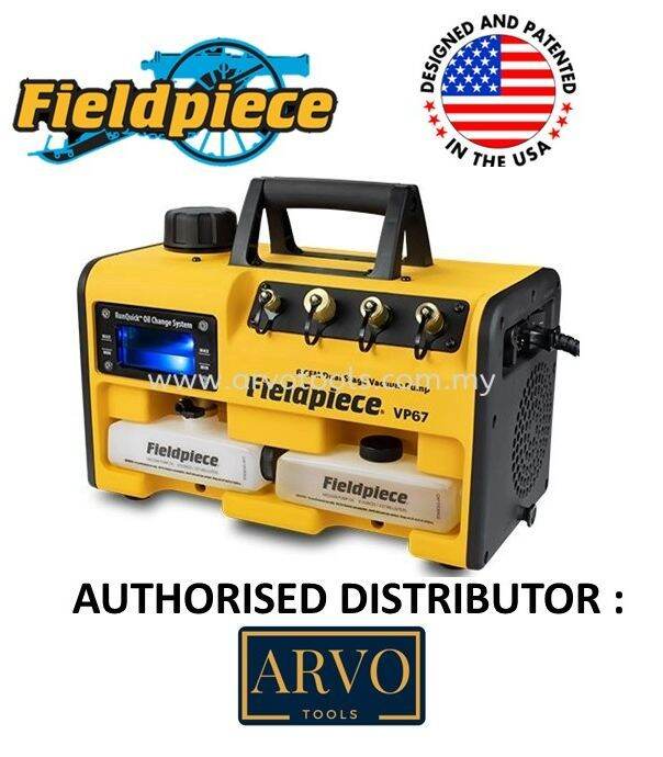 FIELDPIECE VP67 VACUUM PUMP WITH RUNQUICK OIL CHANGE SYSTEM, 6 CFM Lazada