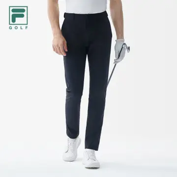Mens FILA Golf Woven White Long PantsTrousers A11M025801FWT  KICKS CREW