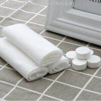 ✼ 10pcs Compressed Towel Disposable Towel Travel Non-woven Face Towel Water Wet Wipe Face Care Tablet Outdoor Moistened Tissues