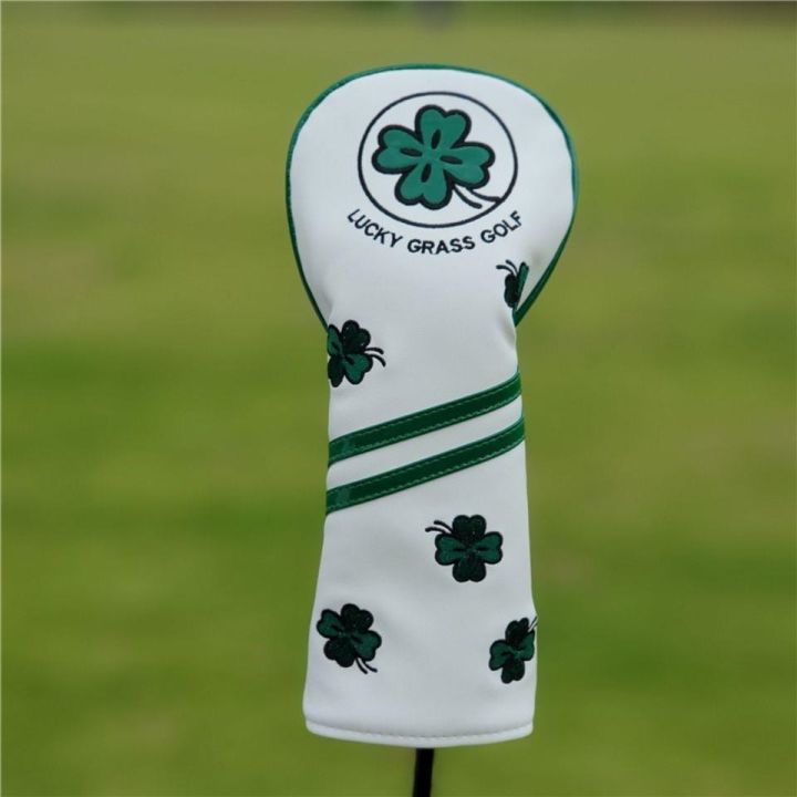 2023-clovers-lucky-grass-golf-clubs-set-of-rod-head-ball-head-cap-set-case-leather-waterproof-wooden-set