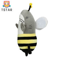 TS【ready Stock】Funny Shark Bee Plush Doll Multipurpose Super Soft Throw Pillow Cushion Kids Birthday Christmas Gift【cod】