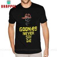 2022พอร์ต Goonies ไม่เคยบอกว่าผ้าฝ้ายแขนสั้นตายสำหรับแฟนหนุ่มขนาด Kemeja Hitam 6XL 5XL