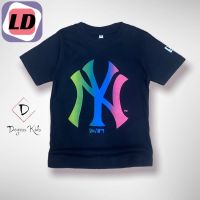 LD เสื้อยืด แบรนด์ NY พรีเมี่ยม สําหรับเด็กผู้ชาย และเด็กผู้หญิง อายุ 1-12 ปี SML XL