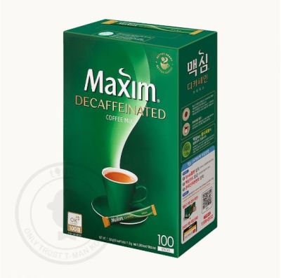 กาแฟเกาหลีสำเร็จรูป korean maxim Maxim decaffeinated coffee mix 12g x100 sticks
