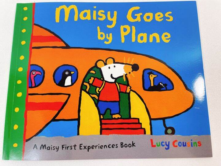 Maisy goes by plane mouse Bobo picture book English Enlightenment story ...