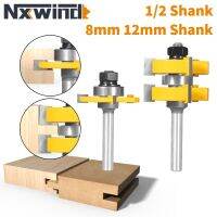 NXWIND 2PCS แบริ่งเดี่ยว T G Assembly Router Bit Woodwroking Milling Cutter สําหรับเครื่องมือไม้