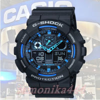 นาฬิกาข้อมือCasio GShock สายเรซิ่นผู้ชายนาฬิกา GA100-1A2  (แฟชั่นนาฬิกาสปอร์ต)