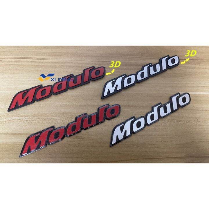 3d Metal MODULO Logo Car Body Side Rear Emblem Stikcer Badge Decal For ...