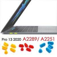 Silicon Dust Plug for Macbook Pro 13 2020 Touch Bar A2289 A2251 Pro 13 Dust Plug 5 PCS USB Ports Anti-Dust Plug Stopper 2 Bag