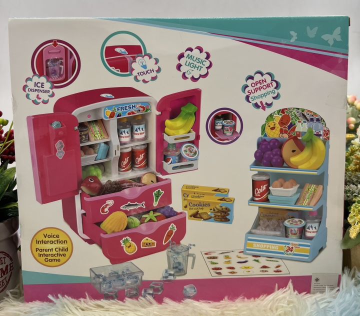 ของเล่นเด็ก-ตู้เย็นเด็กเล่น-ของเล่นตู้เย็น-ตู้เย็น-refrigerator-ตู้เย็นเด็กเล่นอัตโนมัติ-ของเล่นเสริมพัฒนาการ-ของขวัญ-five-star