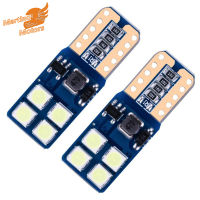 1คู่รถตราสารแสง T10-3030-8smd Led กว้างโคมไฟประตูรถป้ายทะเบียนแสง