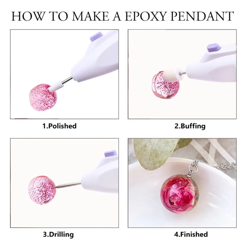 Polishing epoxy resin on sale jewelry