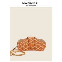 GOYARD MAOMIER เคสแว่นตาแฟชั่นแบบพกพาของผู้หญิงแว่นตาแว่นตากันแดดสำหรับสายตาสั้นซองแว่นตาจี้กระเป๋าเก็บของ