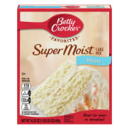 Bột làm bánh pha sẵn Betty Crocker Super Moist Cake Mix 460g