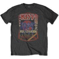 เสื้อยืด Kiss Destroyer Tour 78 100 MERCH ดั้งเดิม