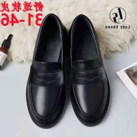 COD DSGRTYRTUTYIY Japanese school shoes black shoes for women JK Mary Jane Shoes 31-46 yards new student spring and autumn 2021 small leather shoes 32 33 small size foot wide feet fat and fat 42 lar