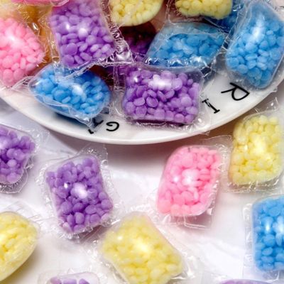 【CW】 1pcs Beads Granules Gel Capsules Bead Film Washing Supplies Cleaner Stains D8a6