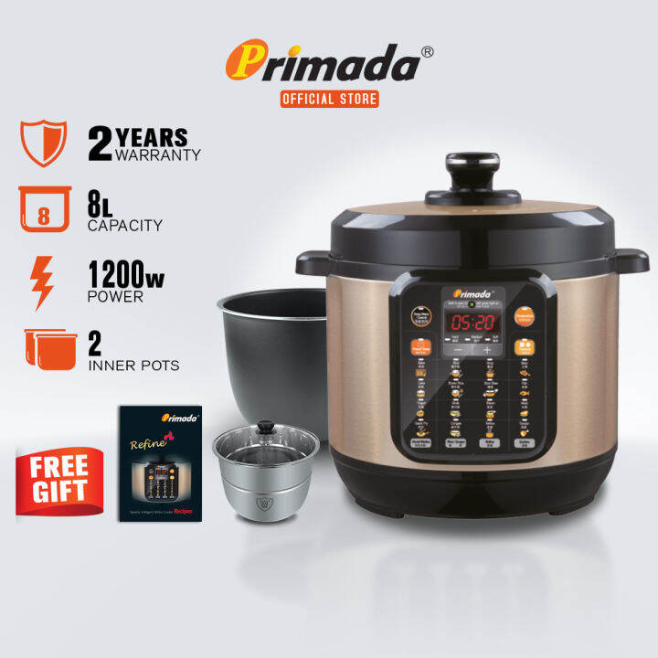 lazada primada pressure cooker