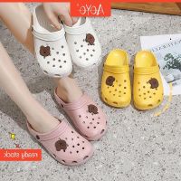 COD DSFEDTGETEER Womens Flat Sandals Rubber Shoes Classic Beach Slippers Casual ( Ready stock )