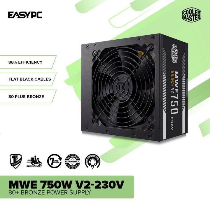EasyPC CoolerMaster MWE 750W V2230v 80 Bronze Power Supply Lazada PH