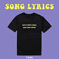 Olivia Rodrigo Drivers License Lyric T-shirt 100% cotton T-shirt