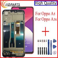 6.2 inch LCD For OPPO A3S CPH1803 LCD Display Screen Touch Panel Digitizer sensor with frame Assembly For OPPO A5 LCD Display