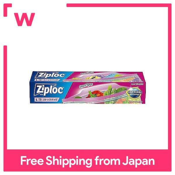 Ziploc Stock Bag L Transparent 16 pieces Lazada