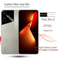 Tecno Pova Neo 3 / Tecno Pova 5 4G 3D Carbon Fiber Back Protective Film