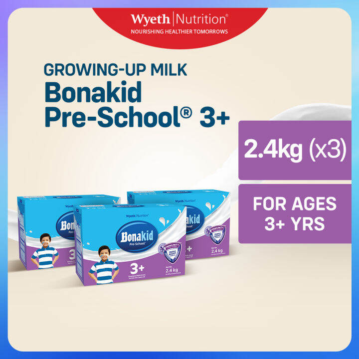 BONAKID PRESCHOOL 3 PLUS Stage 4 Powdered Milk Drink for Children 3 to ...