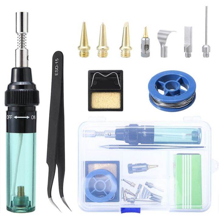 【100%-original】 Soldering Kit Gas Welder with ON/OFF Switch Portable ...