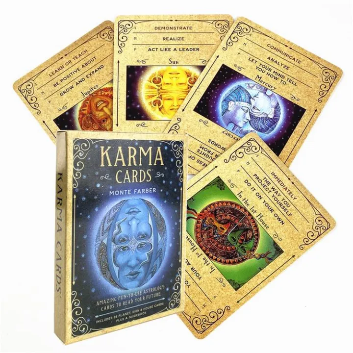 Tarot Cards Karma Cards Monte Farber Tarot Cards Games Set Party