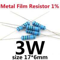 【CW】 20PCS 3W Metal Film Resistor 1 Five Color Ring Power 0.1 10M 1R 4.7R 10R 22R 33R 47R 1K 4.7K 10K 100K 10 22 47 4K7 Ohm