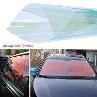 50x300cm VLT 82% Car Side Window Red Chameleon Foils Solar Tint Shade Sticker UV Block 99% Tinting Film Color Change Films Bumper Stickers  Decals  Ma