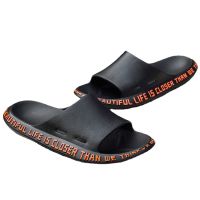 2021 Summer Slippers Men Alphabet Design Soft Sole Beach Flip Flops Large size 47 Unisex Casual Slip-on Flats Sandals Women Shoe