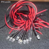 20PCS 3mm 5mm LED 12V 20cm Pre-wired White Red Green Blue Yellow UV RGB Diodo Lamp Decoration Light Emitting Diodes Pre-soldered