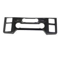 Central Control A/C Air Conditioning Panel Cover Trim for Ford F150 2021 2022 Accessories ,ABS Carbon Fiber