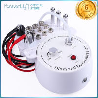 foreverlily เครื่องนวดหน้า 3 in1 Diamond Microdermabrasion Dermabrasion Machineเครื่องมือกำจัดริ้วรอยบนใบหน้า อุปกรณ์ความงามบนใบหน้า[GD]