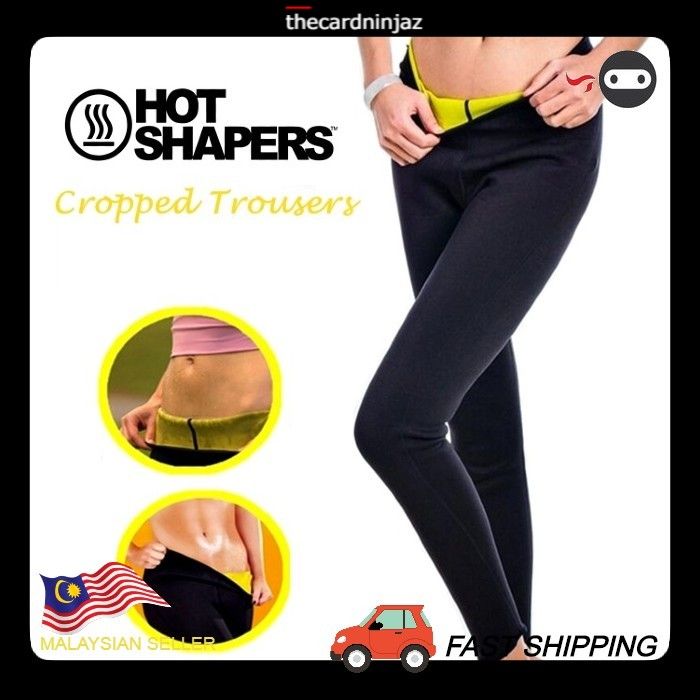 TCNGV Hot Shapers Cropped Trousers Fat Burner Slimming Pants Seluar  Pembakar Lemak Women Tracksuit Jogging Sports OEM