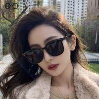 【CC】○  HARKO Fashion Rectangle Sunglasses 2023 Design Glasses Female Eyeglass Man Korean Goggles