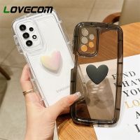 เคสกันกระแทกปกป้องเลนส์ P50 Nova 9 8 7 Honor 60,เคสโทรศัพท์แบบใสหัวใจสำหรับ Huawei Mate 30 40 50 Pro P40 Nova 9 8 7 Honor 60