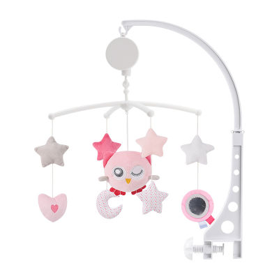 QWZ New Baby Crib Mobiles Rattles Music Educational Toys Bed Bell Carousel for Cots Infant Baby Toys 0-12 Months for Newborns