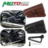 For BMW R18 1800cc 2020 Cafe Racer Motorcycle Saddle Side Bags Genuine leather Luggage Bag Chopper Bike Tool Bags old school