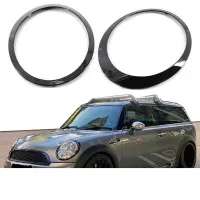 1Piece Car Left Headlight Frame Headlight Trim Ring Replacement Parts Accessories for MINI Cooper S R56 R57 R55 Clubman 2007-2015 51137149905