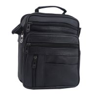 NEW Men Business Office Briefcase Luxury nd Leather Handbag Computer Laptop Tote Male Large Casual Black Shoulder B